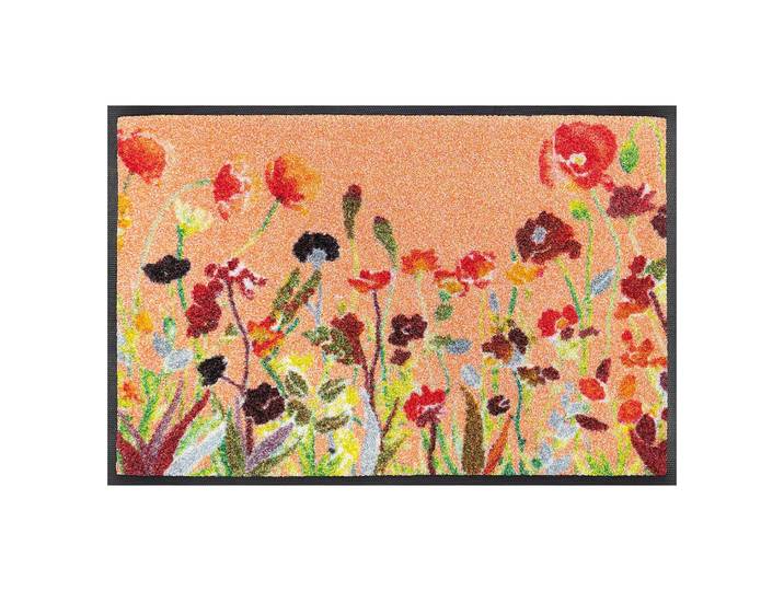 Fuß- & Sauberlaufmatte Wildflowers 40 x 0 x 60cm Rot