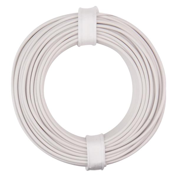 Donau KUPFERSCHALT-LITZE 0,25 / 10m weiss (10 m) (125-015)