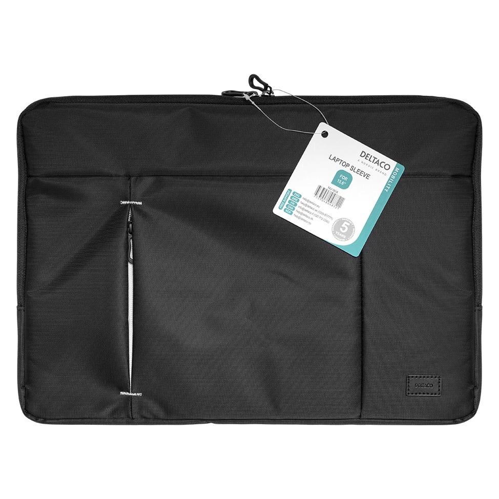 Deltaco laptop sleeve for laptops up to 15.6 ", black NV-904 (15.60") (NV-904)