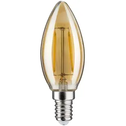 Paulmann 28524 1879 Filament 230V LED Kerze E14 Non Dim 160lm 2W 1700K Gold