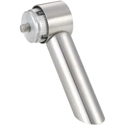 Kws, Türgriff + Türgarnitur, Endstütze RS - schräg 45° Rundrohr, links, 30mm, Edelstahl (Türgarnitur)