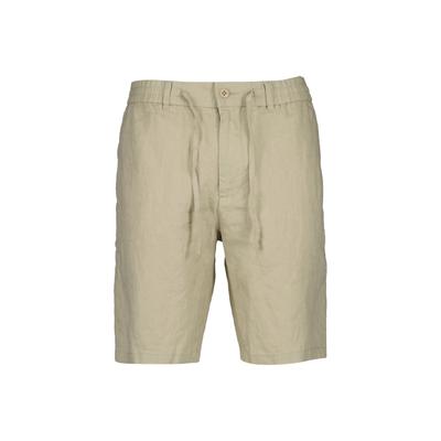 Bermudas GANT "Bermuda-Shorts REGULAR LINEN SHORTS 1er Pack", Herren, Gr. M, N-Gr, beige, Obermaterial: 100% Leinen LI., Hosen Bermudas
