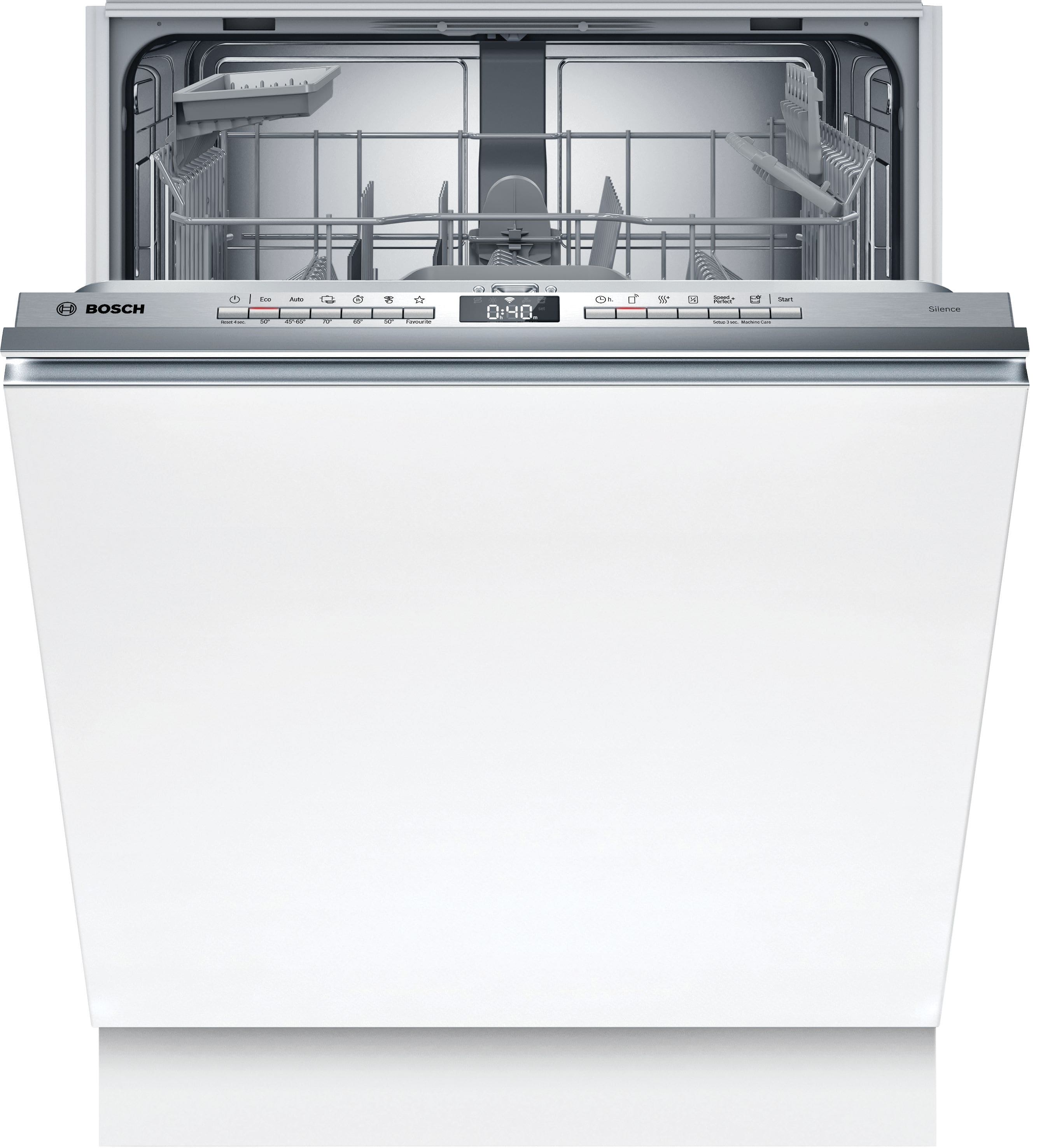 Bosch Serie 4 SMV4HTX14E 60 cm Geschirrspüler Voll integriert Leise 13 Maßgedecke aquaStop Funktion Wärmetauscher