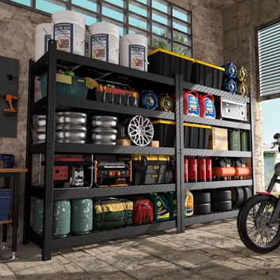 "VEIKOUS 5-Tier Heavy Duty Metal Shelving Unit, 3000LBS Capacity Adjustable Storage Shelves for Garage - 59.84""×24.02""×71.65"""