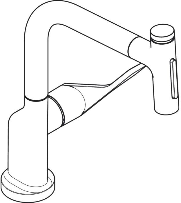 Hansgrohe Select Spültisch-Einhebelmischer 39863000 mit Ausziehbrause, chrom