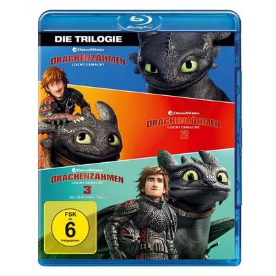 Drachenzähmen leicht gemacht 1 - 3 Movie Collection [3 BRs], Blu-ray