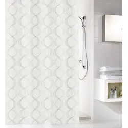 Kleine Wolke Duschvorhang Classy Weiß 240x180 cm