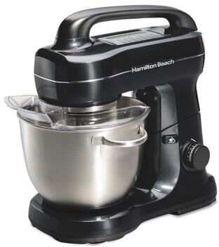Hamilton Beach 4 Qt. 7-Speed Tilt Head Stand Mixer Black
