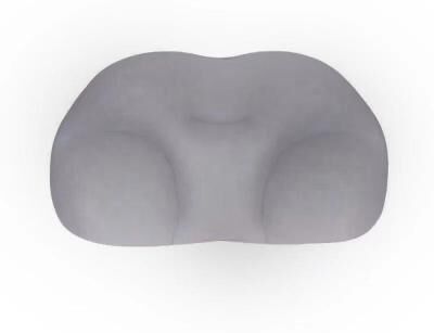 Combo Retail Shop All round Egg Shaped Cloud Pillow, Soft Bed Pillow For Nursing, 3D Ergonomic Sleeping Memory Foam, Ergonomic Pillow light Gray 40x25x10cm