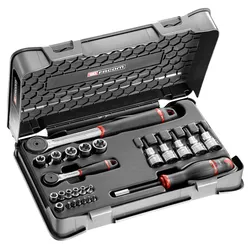 FACOM Steckschluessel-Set 1/4Z 1/2Z, 26-tlg