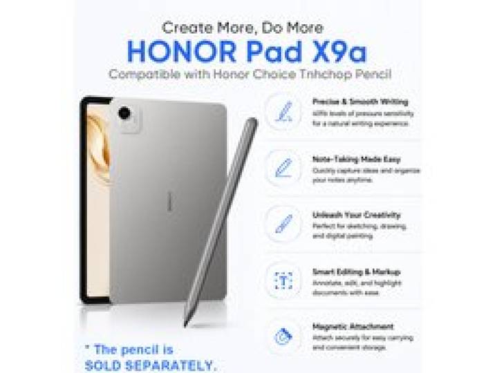 HONOR Pad X9a 11,5-inch LCD-scherm, 120Hz verversingsfrequentie, 1,07 miljard kleuren, 400 nit helderheid, Snapdragon 685 WIFI Octa-Core, 8300 mAh batterij