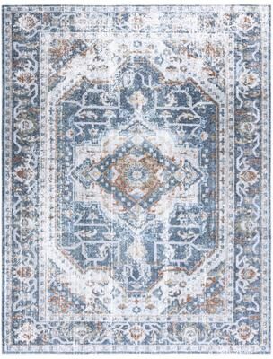 SAFAVIEH Baltimore Olimpia Machine Washable Shabby Chic Vintage Oriental Rug
