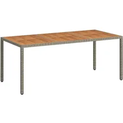 vidaXL, Gartentisch + Balkontisch, Mamelon (190 x 90 x 75 cm)