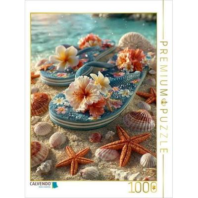 CALVENDO Puzzle Sehnsucht nach Sommer | 1000 Teile Lege-Größe 64x48cm Foto-Puzzle für glückliche Stunden