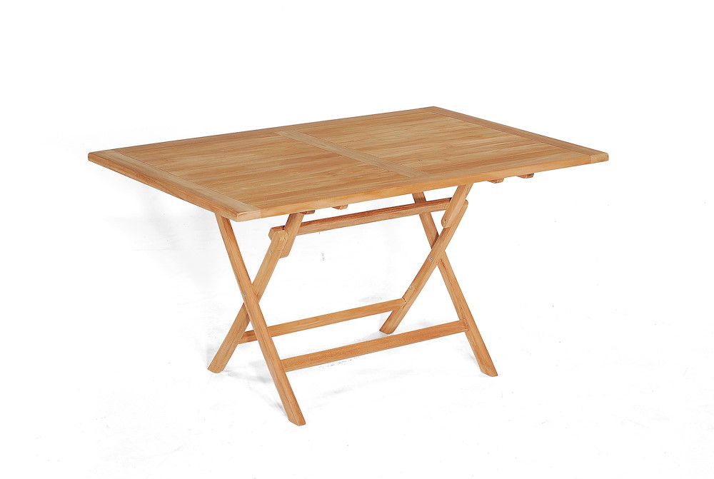 MUESING Klapptisch Perth 140 x 95 cm Teakholz 16884573