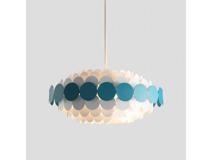 Lustres givrés en couches minimalistes modernes lumières LED nordiques pour Restaurant chambre salon luminaires de décoration créatifs pour la maison