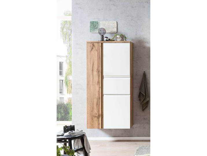 Armoire midi I 65cm Blanc/Blanc mat