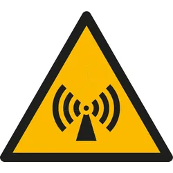 W 74306-2 - Warnschilder: Warnung vor elektromagnetischem Feld, 25 mm