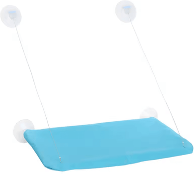Inspire Curations SunnyPerch Window Cat Hammock Bed blue