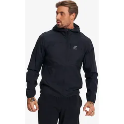 Speed Hooded Windbreaker Herren Black, Größe:XS - Jacken > Windbreakers - Schwarz