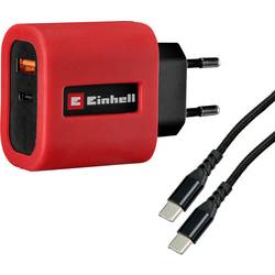 Einhell 4514149 USB Ladegerät 65 W, 18 W 1x USB-C®, 1x USB-A USB PD
