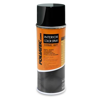 Foliatec 400 ml INTERIOR Color Spray schwarz matt [Hersteller-Nr. 2002]