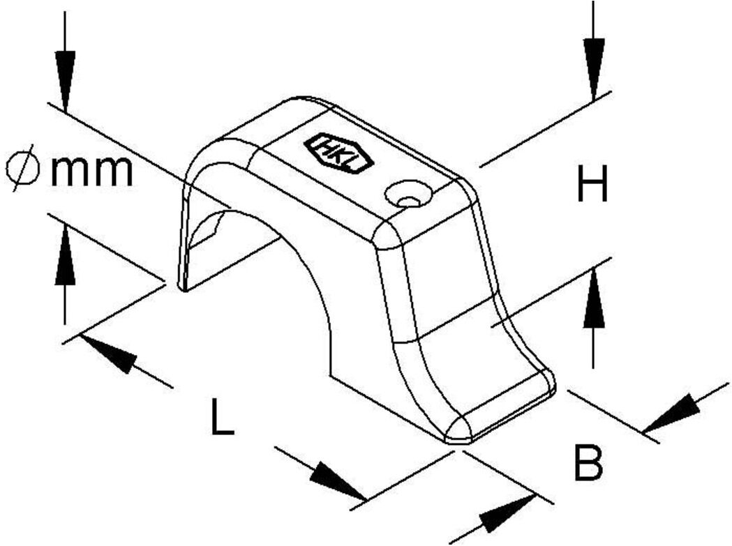 HKL Top-Nagelschelle gr 1-fach 10-14 1567)