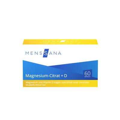 Magnesiumcitrat+D MensSana Kapseln 60 St