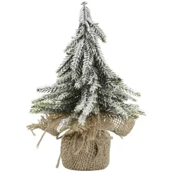 Chic Antique Fleur künstlicher Tannenbaum mit Schnee, 20 cm
