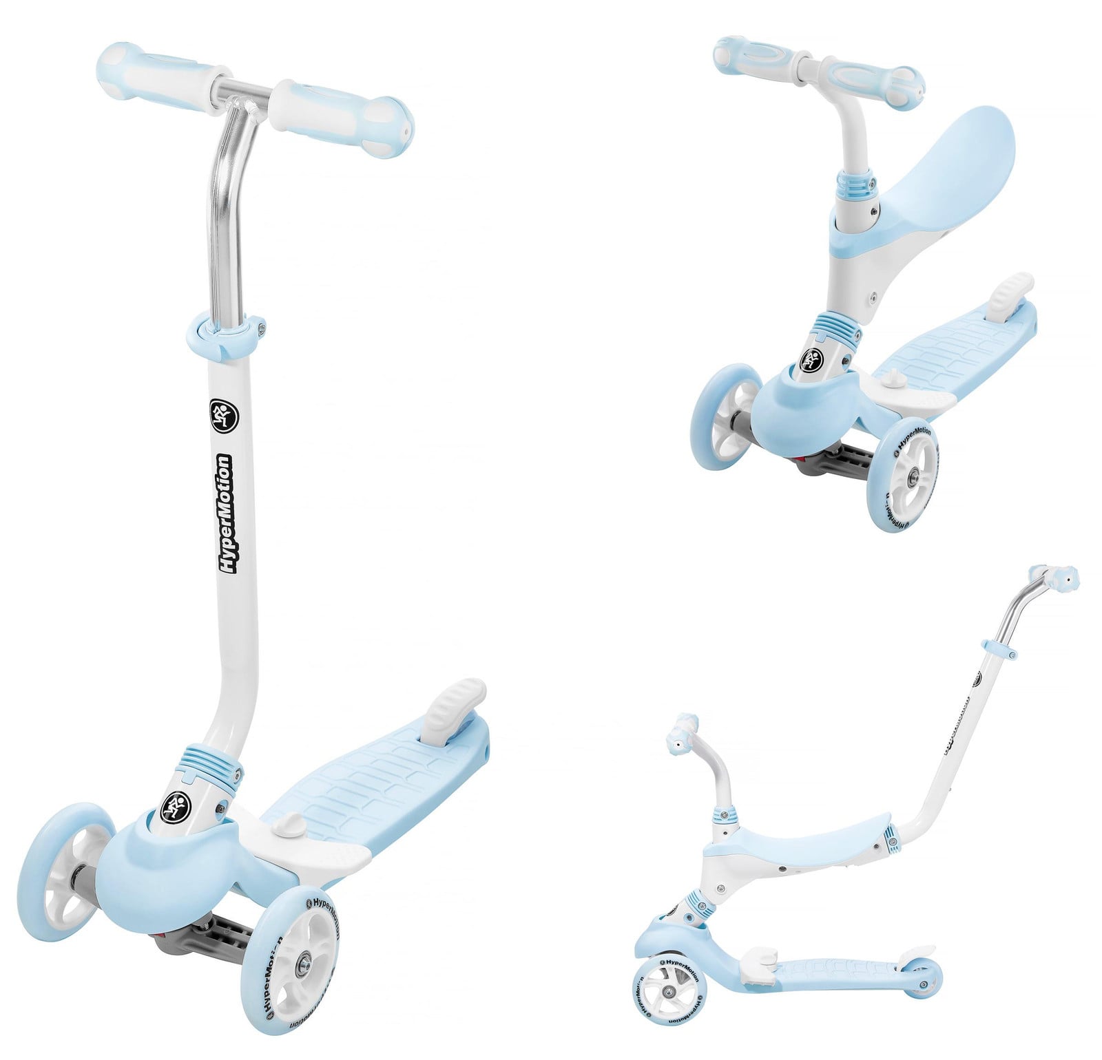 HyperMotion 5-in-1 Balansscooter - blauw