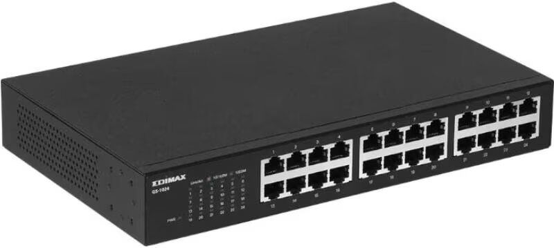 Edimax Gs-1024 Switch 24 Puertos Gigabit Ethernet Metálico Talla Única Unisex