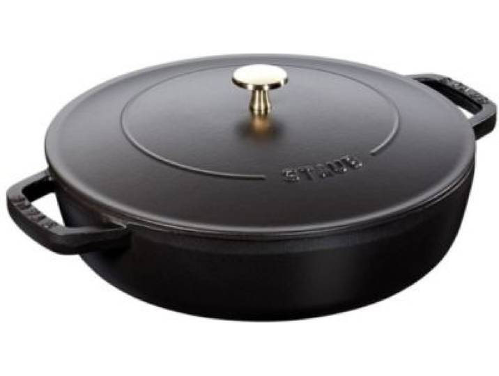 Staub - Sauteuse Chistera 24cm Noir Mat
