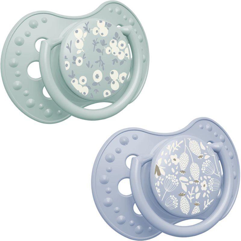 LOVI BLOSSOM 0-6 m tétine Boy 2 pcs