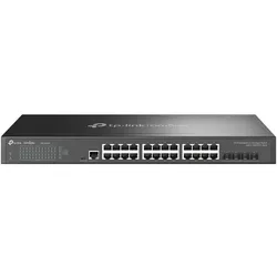 TP-LINK JetStream 24-Port Gigabit L2+ Managed Switch mit 4 10GE SFP+ Slots - Managed - L2+/L3 - Gigabit Ethernet (10/100/1000)