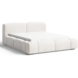 POLSTERBETT Aubi 160x200 Creme