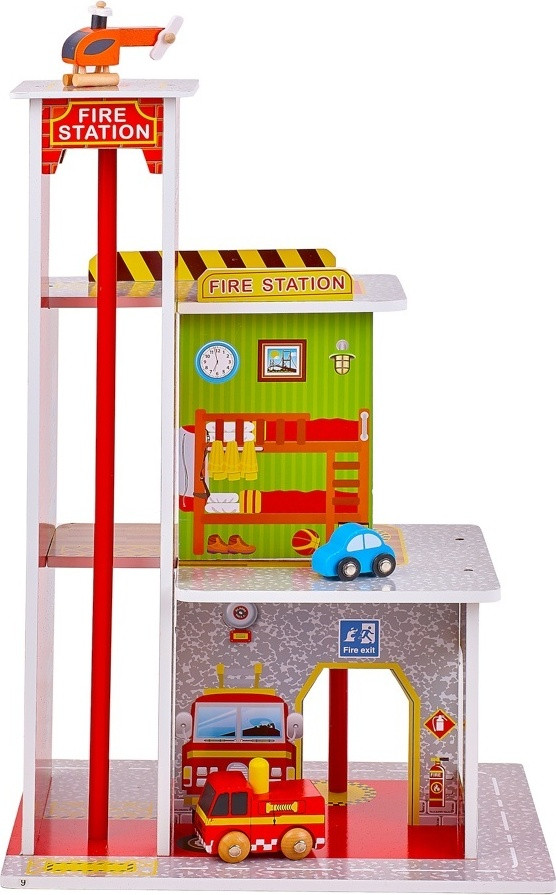 Aga4Kids Houten speelset Brandweerkazerne