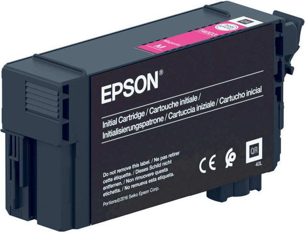 Epson Singlepack UltraChrome XD2 Magenta T40C340 Pigmentinkt, 26 ml
