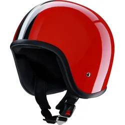 Redbike RB-680/RB-681, Jethelm - Rot/Schwarz/Weiß - M
