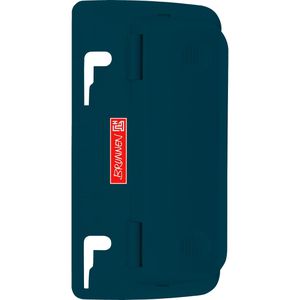 Brunnen Taschenlocher 102065039 denim/dunkelblau, zum Einheften, Kunststoff, 2-fach/4-fach Lochung