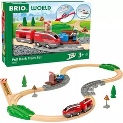 BRIO 63610200 BRIO World - Zugset mit Rückziehmotor