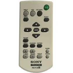 Sony Remote Commander (RM-PJ8) (Gerätespezifische Fernbedienung, Infrarot), Fernbedienung, Weiss