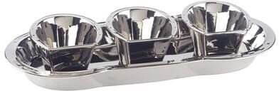 Certified International Derby Day at the Races Silver Plated 3-D Horseshoe 4 pc Tray Set