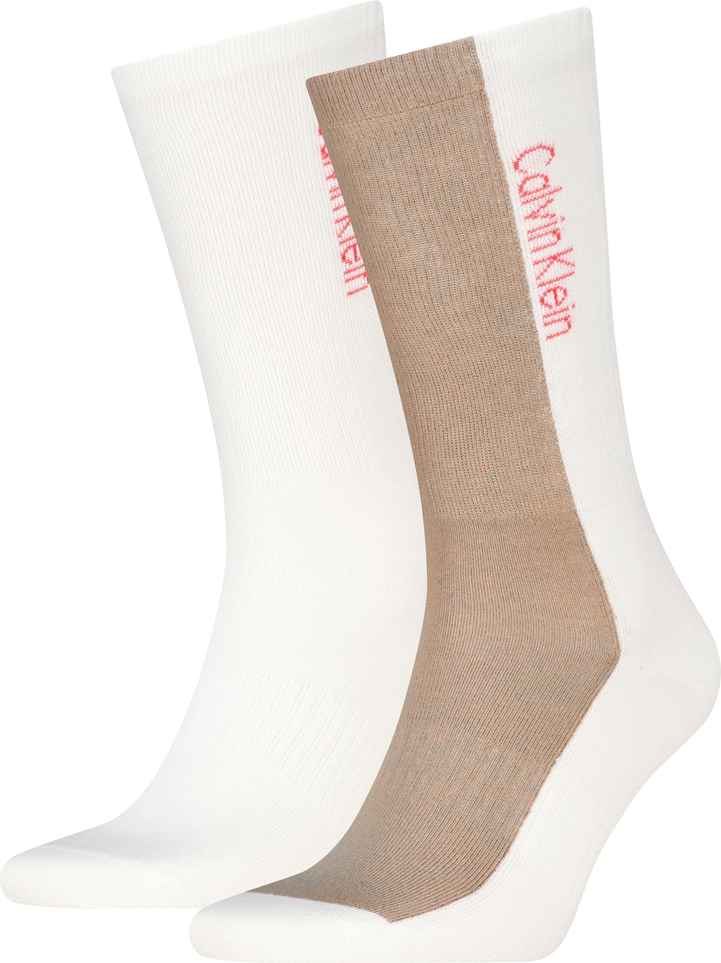 Sportsocken CALVIN KLEIN "CK MEN SOCK SPORT", Herren, weiss (beige), Materialmix, normal, Socken Sportsocken, atmungsaktiv, feuchtigkeitsregulierend beige Einheitsgröße