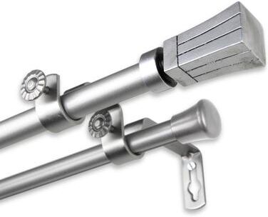 InStyleDesign Waver Adjustable Double Curtain Rod