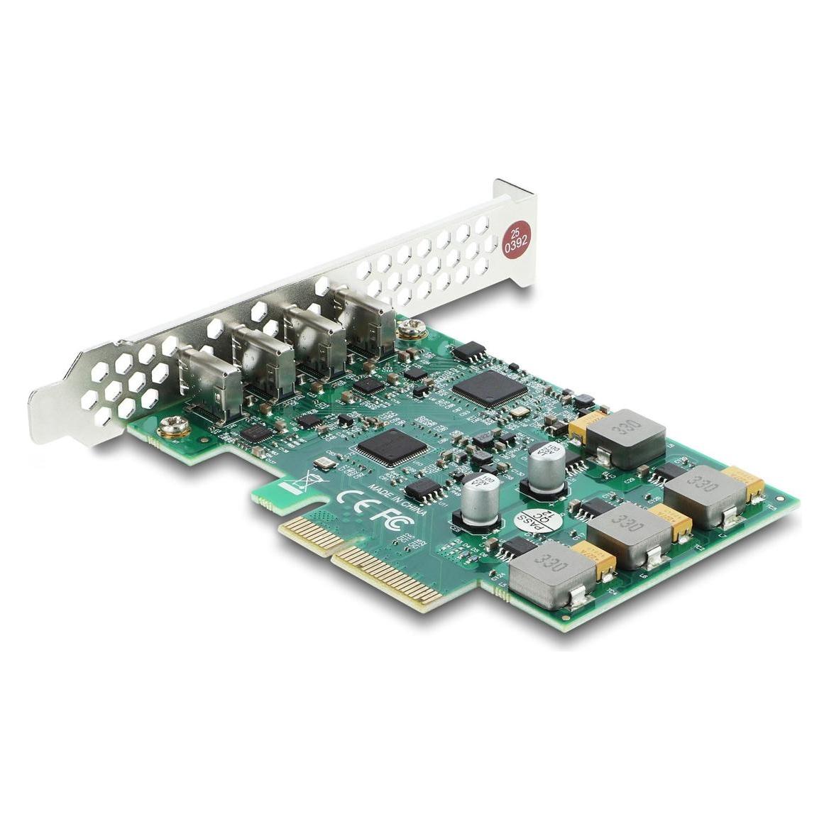 Delock PCI Express x4 Karte zu 4 x USB Type-C 10 Gbps (90935)