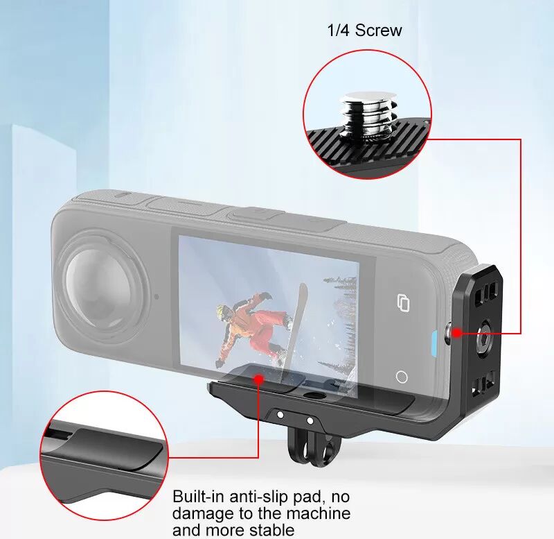 INF Magnetische Schnellwechselhalterung für Insta360 X5/X4 Kameras