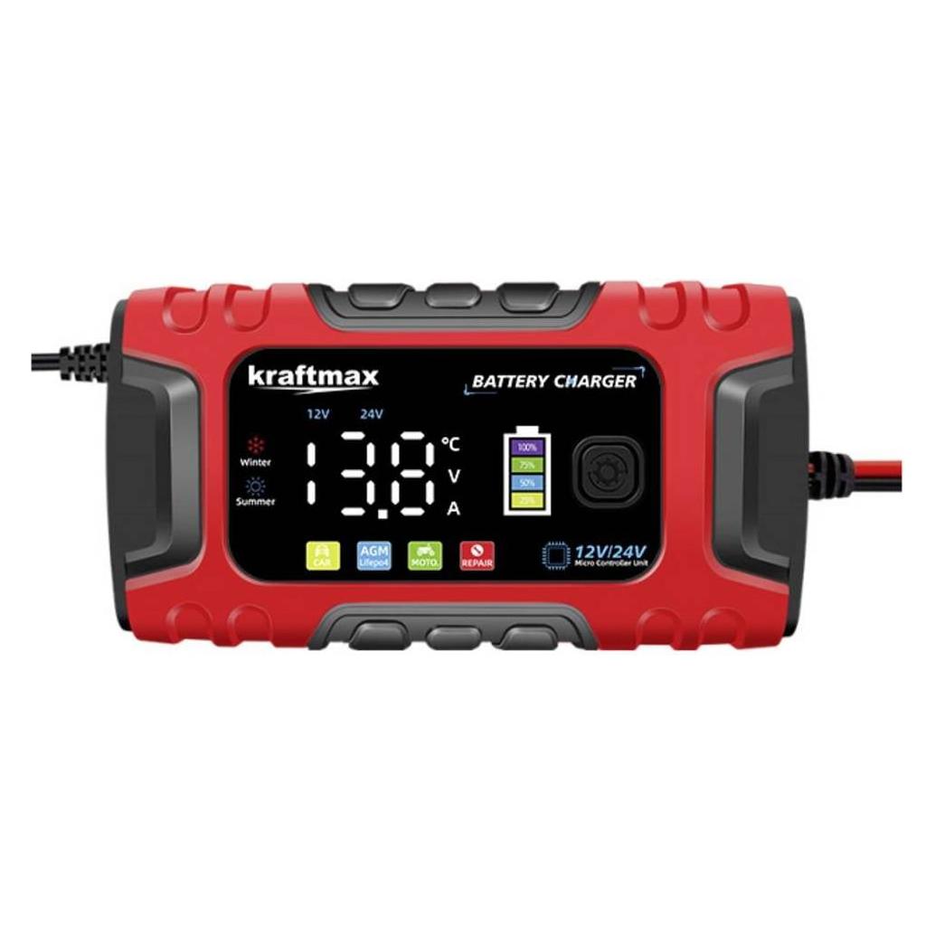Kraftmax Ladegerät (10 A, 12V, 24V) (150675)