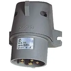 Elektra, Netzstecker + Netzkupplung, ET CG 316/6h Gerätestecker 3p 16A (CEE 16/3)