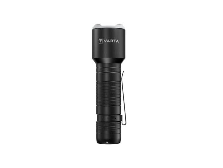 VARTA LED-zaklamp aluminium Light F30 Pro, 3 lichtstanden, Zwart