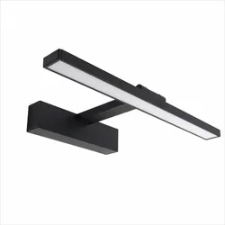 Papuq LED-Wandleuchte 40 cm, matt schwarz, 9 W warmweiß 3000 K, schwenkbar.